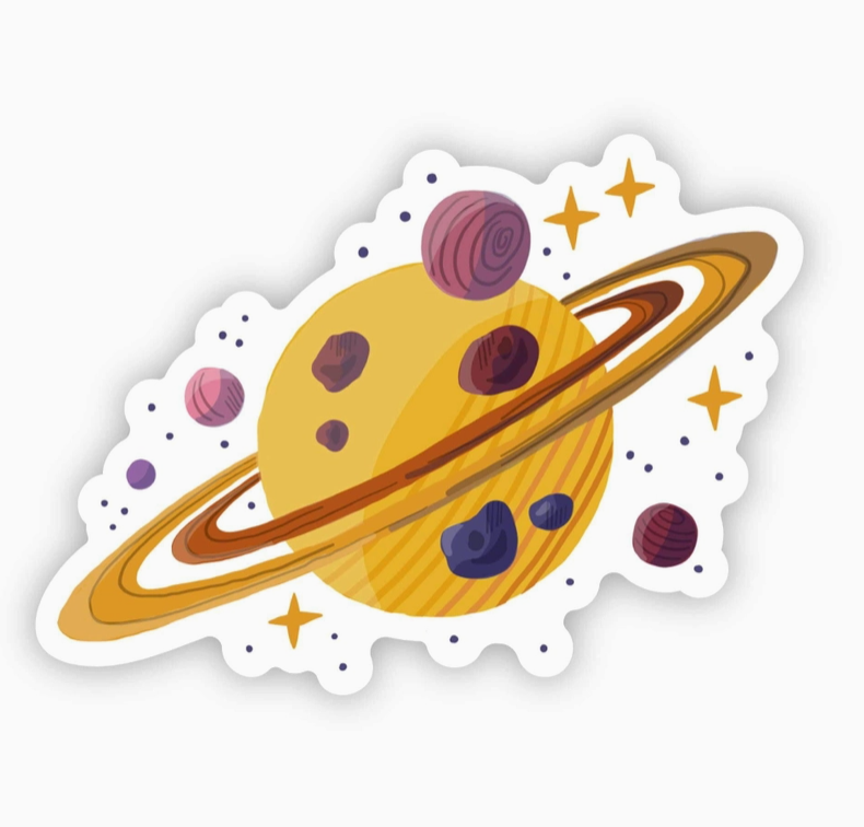 Uranus Planet Sticker