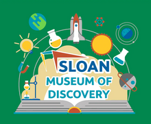 Load image into Gallery viewer, Toddler Sloan Museum of Discovery T-Shirts (Choose your color!)

