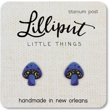 Load image into Gallery viewer, Cosmic Mushroom Earrings
