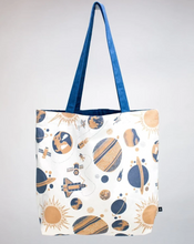 Load image into Gallery viewer, Retro Space Shoulder Tote Bag

