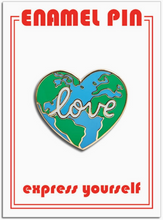 Load image into Gallery viewer, Earth Love Enamel Pin
