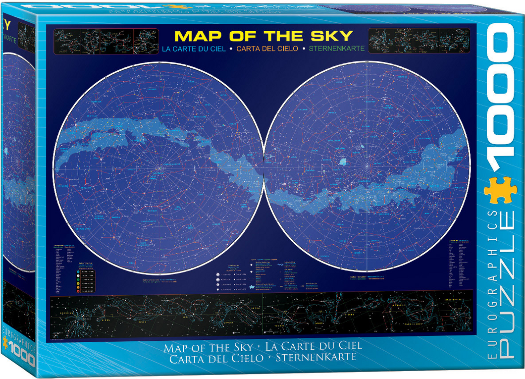 Map of the Sky 1,000 Piece Puzzle