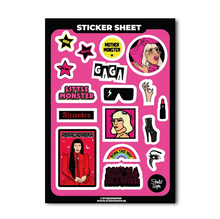 Load image into Gallery viewer, Lady Gaga Mother Monster Sticker Sheet
