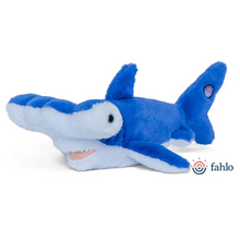 Load image into Gallery viewer, Fahlo Hammerhead Shark Plush - Track a Real Hammerhead Shark!
