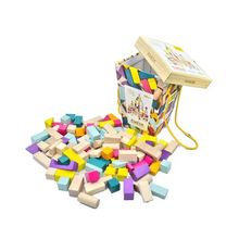 Load image into Gallery viewer, Cubika Wooden Blocks Construction Kit

