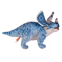 Load image into Gallery viewer, Wild Republic Artist-Dino Triceratops Stuffed Animal 15"
