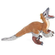 Load image into Gallery viewer, Wild Republic Artist-Dino Velociraptor Stuffed Animal 15"
