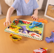 Load image into Gallery viewer, Melissa &amp; Doug Dinosaurs Chunky Puzzle - 7 Pieces
