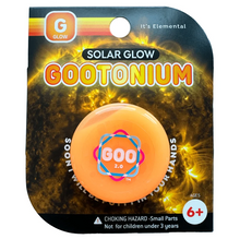 Load image into Gallery viewer, Gootonium: Glowing Orange Solar Putty - 20g

