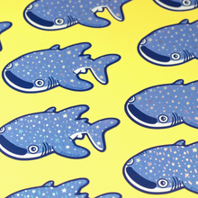 Load image into Gallery viewer, Whale Shark Holographic Vinyl Sticker
