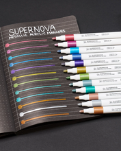 Load image into Gallery viewer, Supernova Metallic Acrylic Markers (Pack of 12)
