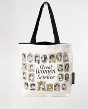 Load image into Gallery viewer, Great Women of Science Tote Bag

