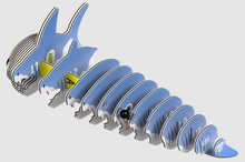 Load image into Gallery viewer, EUGY Shark 3D Puzzle

