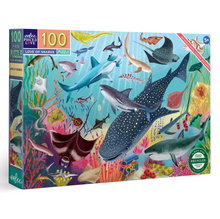 Load image into Gallery viewer, Love of Sharks 100 Piece Puzzle
