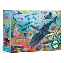 Load image into Gallery viewer, Sharks and Friends 20 Piece Puzzle
