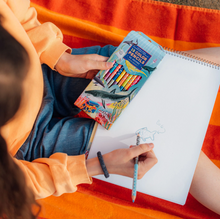 Load image into Gallery viewer, Shark 12 Double Sided Color Pencils
