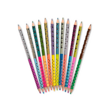 Load image into Gallery viewer, Shark 12 Double Sided Color Pencils
