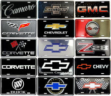Load image into Gallery viewer, Chevrolet/Corvette/Buick License Plates - Choose Your Style!

