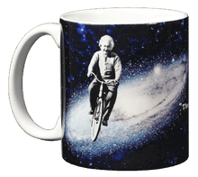 Load image into Gallery viewer, Einstein&#39;s Bicycle Ceramic Mug
