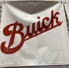 Load image into Gallery viewer, 3&#39; x 3&#39; Buick Red Script Garage Banner
