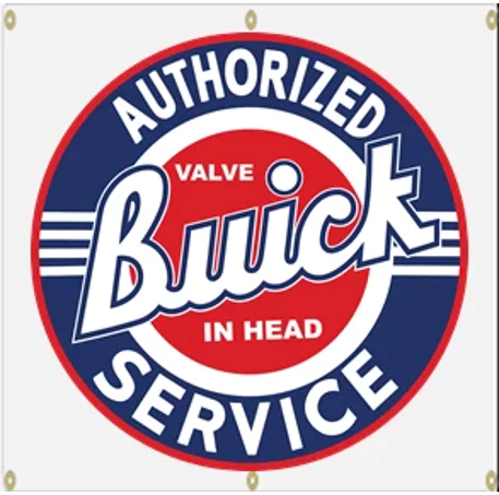 3' x 3' Authorized Buick Service Garage Banner