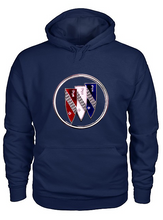 Load image into Gallery viewer, Adult Buick 1960s Shield Hoodie - Navy or Black
