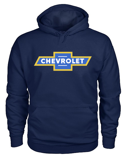 Adult Chevrolet 1940s Bowtie Hoodie - Navy or Gray