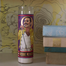 Load image into Gallery viewer, Freddie Mercury Secular Saint Candle
