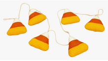 Load image into Gallery viewer, Plush Candy Corn Garland - 60 in Long
