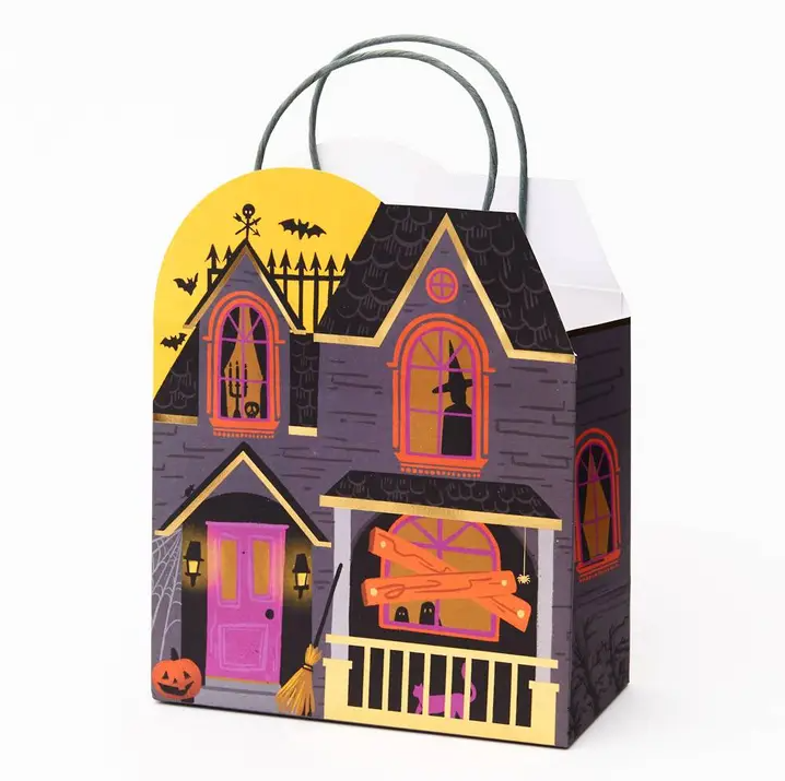 Haunted House Gift Bag 8” x 4” x 9.5”