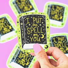 Load image into Gallery viewer, Book of Spells &quot;I Put a Spell on You&quot; Stickers
