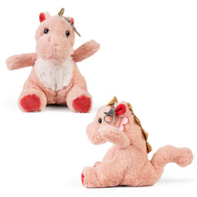 Load image into Gallery viewer, LITTLE Living Nature Clips Dragon Stuffed Animal Keyring
