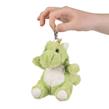 Load image into Gallery viewer, LITTLE Living Nature Clips Dragon Stuffed Animal Keyring
