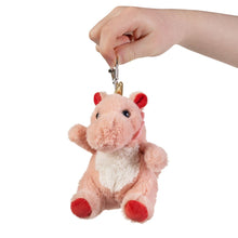Load image into Gallery viewer, LITTLE Living Nature Clips Dragon Stuffed Animal Keyring
