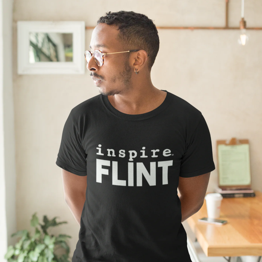 Inspire Flint Short-Sleeve Unisex T-Shirt - Black