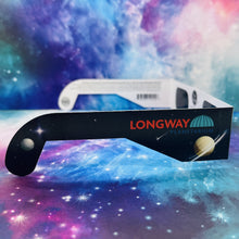 Load image into Gallery viewer, Eclipse Viewing Glasses with Longway Planetarium Logo
