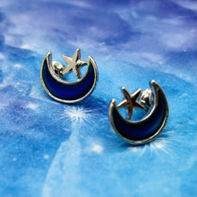 Load image into Gallery viewer, Mood Moon &amp; Star Earrings
