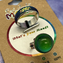 Load image into Gallery viewer, Mood NASA Ring &amp; Circle Mood Ring Set
