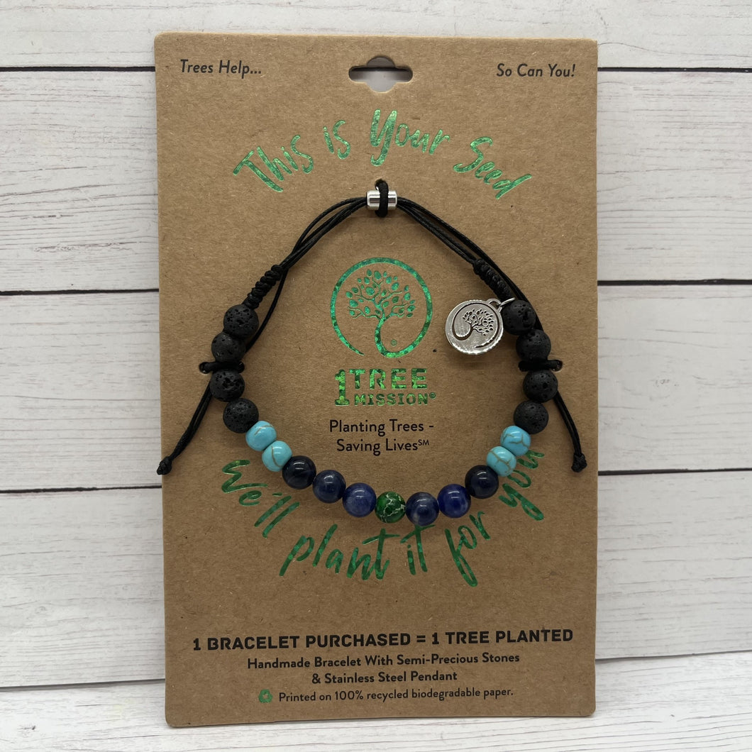 1 Tree Mission Beaded Bracelet - Choose Your Tree/Color!