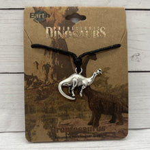Load image into Gallery viewer, Brontosaurus Dinosaur Cord Necklace
