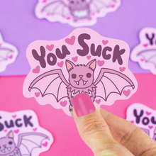 Load image into Gallery viewer, &quot;You Suck&quot; Bat Sticker
