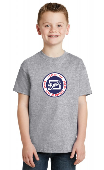 BCA Buick Club of America Youth Tee - Gray or Navy