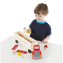 Load image into Gallery viewer, Big Rig Building Truck Wooden Play Set - Melissa &amp; Doug
