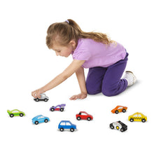 Load image into Gallery viewer, Wooden Cars Set 9 Pieces - Melissa &amp; Doug
