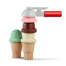 Load image into Gallery viewer, Scoop &amp; Stack Ice Cream Cone Playset - Melissa &amp; Doug
