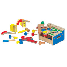 Load image into Gallery viewer, Hammer &amp; Saw Tool Bench - Melissa &amp; Doug
