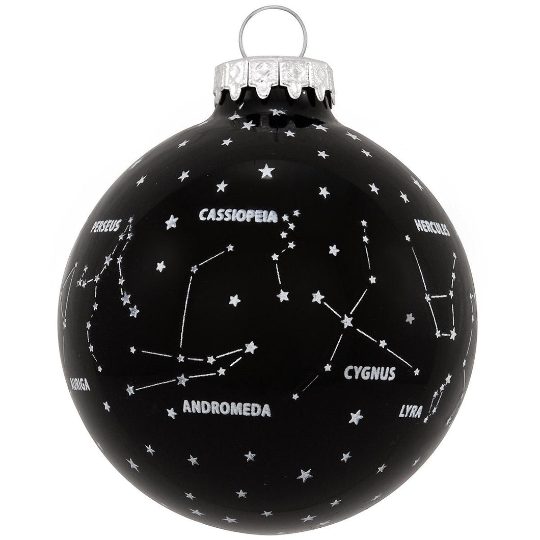 Constellations Glass Ornament