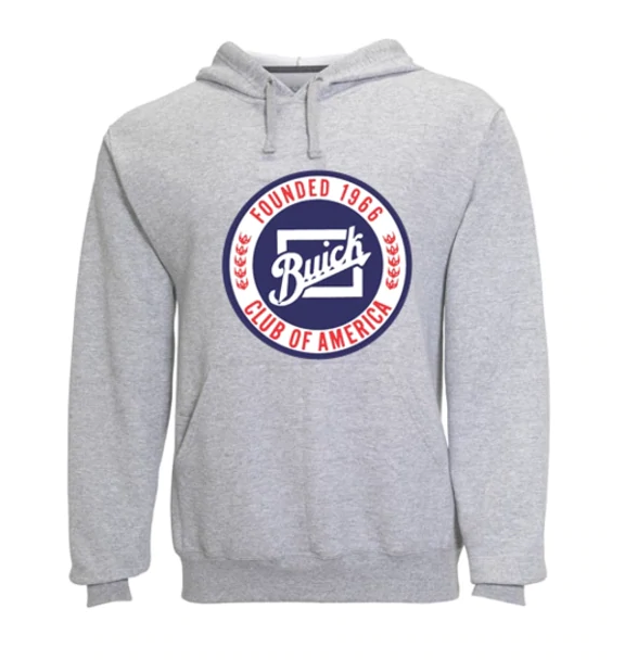 Adult BCA Buick Club of America Hoodie Sweatshirt (Small-4XL) - Gray or Navy