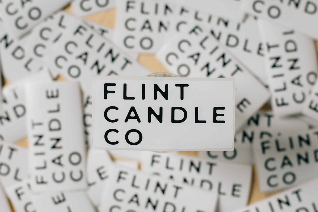 Flint Candle Co. Logo Sticker