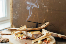 Load image into Gallery viewer, Flint Candle Co. Wooden Incense Holder
